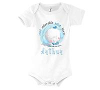 Closset Arthur | Body avec Manche pour bébé garçon - Collection prénom Cute Mignon pour Nouveau né 3 mois