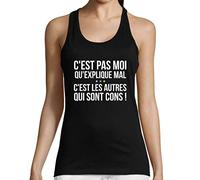 Closset Kaamelott | Citation Perceval | C'est Pas Moi Qui explique Mal | Débardeur Femme Humour Série TV L