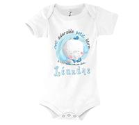 Closset Léandre | Body avec Manche pour bébé garçon - Collection prénom Cute Mignon pour Nouveau né 6 mois