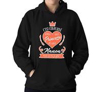 Closset Manon | Sweat à Capuche Femme C'est compliqué d'être Une Princesse et Une prénom, mais ça va Je gère | Hoodie Collection Humour nom Fun et drôle M