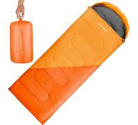 Clostnature Sac de Couchage Léger pour Camping, 3 Saisons, Léger et Chaud | Déperlant, Compact, Adultes, Rectangulaire, Housse de rangement pour Camping, Randonnée, Bivouac et Voyage(Zip à gauche)