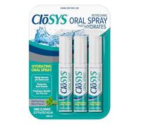 CloSYS Oral Breath Spray, 0.31 Ounce (3 Count), Mint, Sugar Free, pH Balanced, Fights Bad Breath