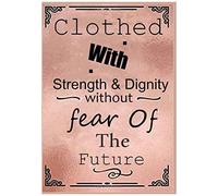 Clothed With Strength & Dignity Without Fear Of The Future: Gifts For Her (Bible Verse Christian Notebooks)