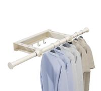 Clothes Drying Rack - 29.1 Inches Clothesline Stand Hanger for Laundry Management, Space-Saving with Ergonomic Design, Laundry Organizer for Indoor & Outdoor, Towel, Room, Closet, Wall, Door Use