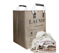 Clothes Hamper,48L Storage Bin with Handles | Dirty Clothes Basket - for Bedroom Bathroom Living Room Nursery Towel Toy Blanket Storage