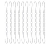 Clothes Hangers, Closet Organizers, Space Saving Design, Stylish Heavy Duty Metal, 5 Hole Cascading Hooks for Home, Apartments, Dorms, Laundry Rooms, Tiny Closets, Travel