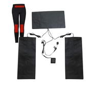 Clothes Heating Pad, Waterproof Usb Heated Cloth with 3 Gears, 4.73x9.85 Inches Compact Winter Thermal Knee Warmer for Outdoor Fishing, Camping and Hiking