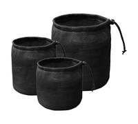 Clothes Peg Bag - Mesh Laundry Pin Holder for Outside | Black Ventilation Storage Organizer, Elastic Clothespin Pouch, Bathroom Home Picnic Backpacking Accessory, Multiple Sizes for Daily Use