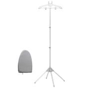 Clothes Steamer Stand, Handheld Garment Steamer Rack, Ergonomic Foldable Fabric Care Tool, Includes Ironing Glove for Wedding Dresses, Jackets, Pants, Suits, Gowns, and T-Shirts