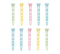 Clothesline Windproof Hanger Holder - 10 Pieces Anti Slip, Shockproof Colorful Lock Clothes, Racks Fixing Clip Laundry Washing | Laundry Washing Travel Cruise Room Shower Basement Compact