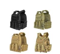 Clothing Gilet tactique à dégagement rapide-polyester, respirant/imperméable/durable, multifonctionnel for la salle de sport/le tir(CP color)