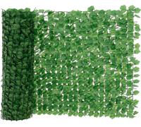Canisse brande brise vent et brise vue Premium XL [neu.haus] Clôture avec Feuilles Brise Vue Brise Vente Polyester Plastique Fil de Fer Vert 300 x 100 cm