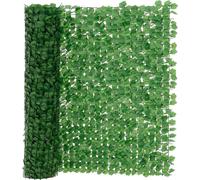 Canisse brande brise vent et brise vue Premium XL [neu.haus] Clôture avec Feuilles Brise Vue Brise Vente Polyester Plastique Fil de Fer Vert 300 x 150 cm