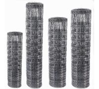 Clôture à gibier Clôture forestière Clôture de prairie Clôture Treillis à nœuds 160/180 cm 160/20/15 Clôture forestière grillagée galvanisée