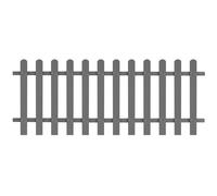 Clôture à piquets WPC 200 x 80 cm