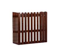 Clôture AC Pour Unité Extérieure, Couvercle de Climatisation À Volet en Bois, Clôture de Confidentialité Écran de Confidentialité Extérieur, Parfait pour Fermer Les Poubelles et Les Unités de Climatis