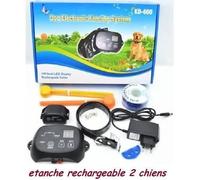 CLOTURE ANTI FUGUE 2 CHIENS RECHARGEABLE 600 m CHTA4387