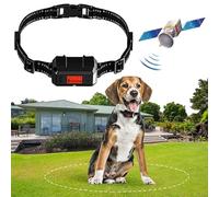 ClôTure Anti Fugue Chien Sans Fil GPS Pour Extérieur, Collier Anti Fugue Chien Sans Fil Pour Chien IPX7 Étanche, Système De Cloture éLectrique Pour Chien De La Nouvelle Puce De Signal GPS 1000m A