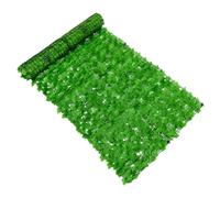 Clôture Artificielle en Plantes Vertes Ambiance Noël, Mur de Feuilles | Plastique Vert, Feuilles Réalistes et Texture Délicate, Protection Visuelle pour Jardin, Portail, Décor Événementiel