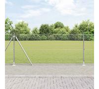 Clôture avec poteaux Acier Clôture extérieure. Enclos de jardin vidaXL vidaXL