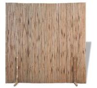 vidaXL Paravent en bambou 180x170 cm Marron – Écran séparateur flexible intérieur/extérieur 42504