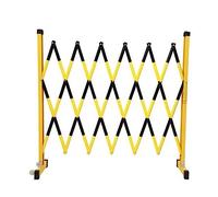 Clôture barricade extensible - Barrière de sécurité rétractable pour chantiers et événements