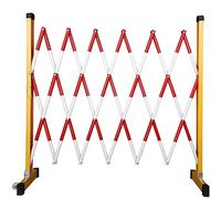 Clôture bcade extensible - FRP Ilated Teles Safe Ber avec 2 roues pour un transport facile - Garde-corps pour autoroute et aéroport (couleur : C, taille : 400 x 120 cm)