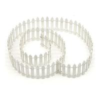 Clôture blanche miniature, petite clôture en bois, bricolage, jardin féerique, micro porte de maison de poupée, ornement décoration, blanc 100 x 3 cm pour les décorations