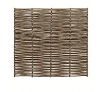 Clôture Bois En Noisetier Tressé - 100% Naturel - Poteaux Non Inclus - Hauteur 120 X Largeur 150 Cm