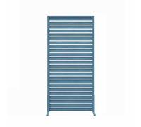 Clôture brise-vue autoportante en bois - Séparateur et cadre de support pour plantes - Installation rapide - Clôture décorative de terrasse pour l'intimité et le style du jardin