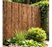 Clôture brise-vue en écorce naturelle, Occultation balcon et jardin, 3 hauteurs, 200 x 300 cm