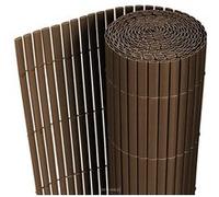 [neu.haus] Brise-Vue Palissade en PVC Extérieur Clôture Réglable Résistant aux Intempéries Intimité pour Jardin Terasse Cache Balcon Anti-Moisissure Protection Renforcé Solide Marron 150 x 300 cm