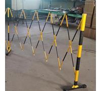 Clôture d'allée Extensible et réglable - Barrière de sécurité Portable pour Jardin, Cour, Parking et Garage - 1,2 m x 6 m (3,9 pi x 19,7 pi)