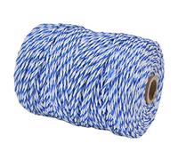Clôture de bétail électrique Polywire - Synthèse durable de 36 brins, haute visibilité et, 200 mètres de long et léger, réutilisables pour une utilisation agricole, avec une