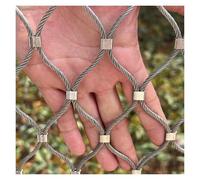 Clôture de câble flexible - Protection contre les chutes en haute altitude en acier inoxydable - Filet de remplissage extensible, sûr et fiable