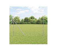 Vidaxl Clôture De Champ 1,6x50 M Acier Galvanisé