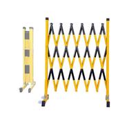 Clôture de circulation extensible, clôture d'isolation mobile, très pratique, adaptée à la gestion du trafic et à l'isolation des zones de construction.(200CM/6.5FT)