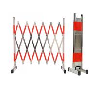 Clôture De Circulation Rétractable En Acier Inoxydable, Garde-corps Extensibles Industriels, Porte Temporaire Mobile Pliable Portable, For Chantier De Construction, Ascenseur(200cm/6.5FT)