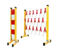 Clôture De Circulation Rétractable Pliante, Barrière Sécurité Mobile Portable Avec Roues Latérales, Garde-corps À Réglage Direction 270 °, For Route Extérieure D'ascenseur(400cm/13.1FT)