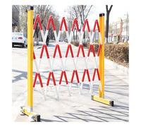 Clôture De Circulation Rétractable, Sécurité Piétonne Temporaire, Gestion La Routière, Utilisation Facile, Métal Extensible Industriel, For L'extérieur(800x120cm)