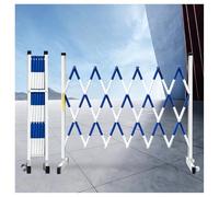 Clôture De Circulation Télescopique, Barrière De Séparation Routière Portable Et Indépendante, Garde-corps De Chantier Pliable Et Mobile Pour La Circulation Routière(1.2x4m)