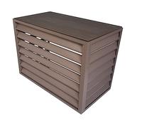 Clôture de climatiseur pour unités extérieures, clôture pour cacher le climatiseur, couvertures de climatisation robustes en aluminium antivol, réduction du bruit, clôture pour cacher le climatis