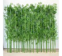 Clôture de confidentialité en bambou artificiel pour intérieur et extérieur, écran décoratif à faire soi-même, faux bambou en soie, mur de verdure en bambou artificiel,2m/6.5fttall-20Bamboo