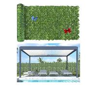 Clôture de confidentialité en lierre artificiel Adapté à toutes les saisons, résistant à la décoloration, et convient à la décoration murale extérieure, aux jardins, appartements et patios