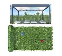 Clôture de confidentialité en lierre artificiel, décoration extérieure, protège l'intimité, embellit le jardin, ajoute une touche de verdure et de fraîcheur, facile à installer, robuste et durable
