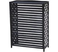 Clôture De Confidentialité Extérieure, Couverture De Climatisation, Support For Plante, Couverture De Climatiseur Cachée En Bois, 3 Panneaux (Color : B, Size : 105X47X140Cm)