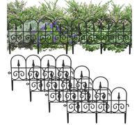 Clôture de frontière pour cour, clôture de jardin,Bordure de clôture de jardin flexible 6 pièces - Barrière d'épissure résistante aux intempéries de barrière détachable flexible d'arbre pour le chemin