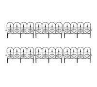 Clôture de frontière pour Cour, clôture de Jardin - Panneaux de clôture de Jardin 6 pièces | Bordure Flexible de de, Panneaux de d'épissage résistants aux intempéries