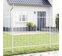 Clôture de Jardin à Dessus en Lance Acier Panneau Ferme Multi-taille vidaXL
