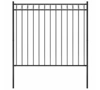 Clôture de Jardin Acier Barrière Frontière Extérieur Multi-taille vidaXL